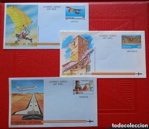 Sellos: España 1983-86 - Aerogramas - Edifil 207, 210 y 211, 24, 42 y 48 p. multicolor - Nuevos